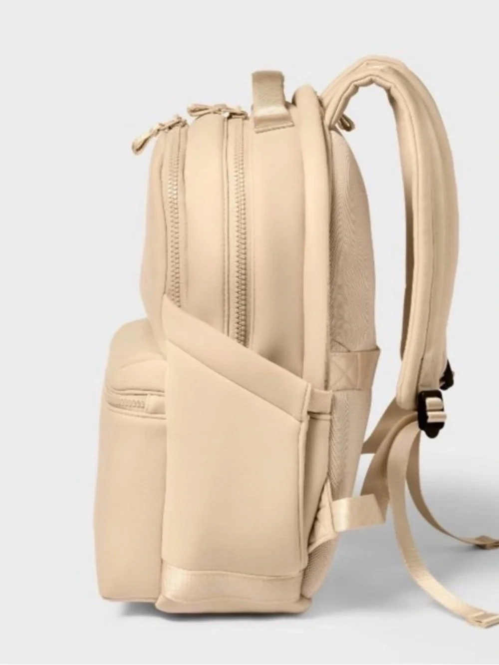 All in Motion 14L Faux Neoprene Backpack - Tan: Water-Resistant Knit - NWT